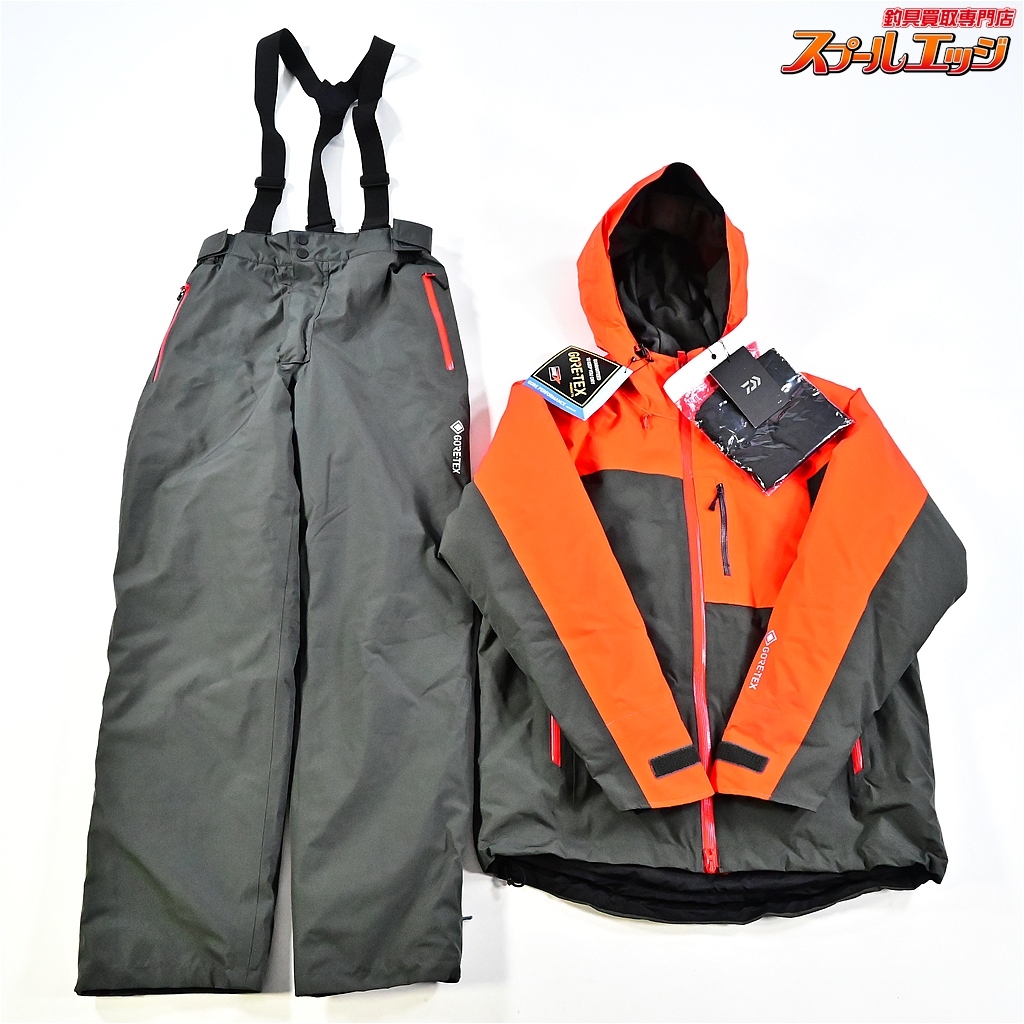 ★☆【ダイワ】 ゴアテックス プロダクトウインタースーツ DW-1920 上下セット サイズM カラー ファイアリーレッド K_060★☆e07963拍卖