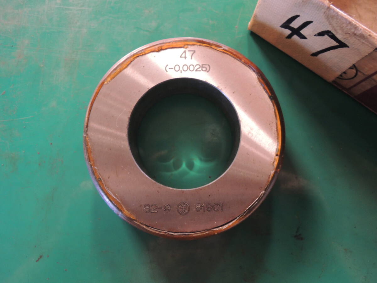 リングゲージ 呼47 実-0.0025 基準器 ゲージ 専用ケースなし 測定器 中古 工具 #771拍卖
