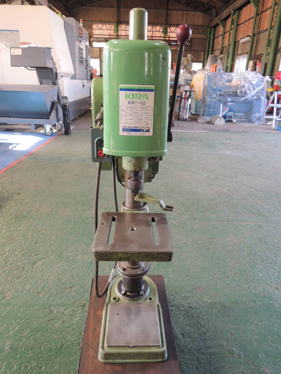 KIRA KRT-10  タッピング盤 100V キラコーポレーション ハイコラム 中古 工具 #757拍卖
