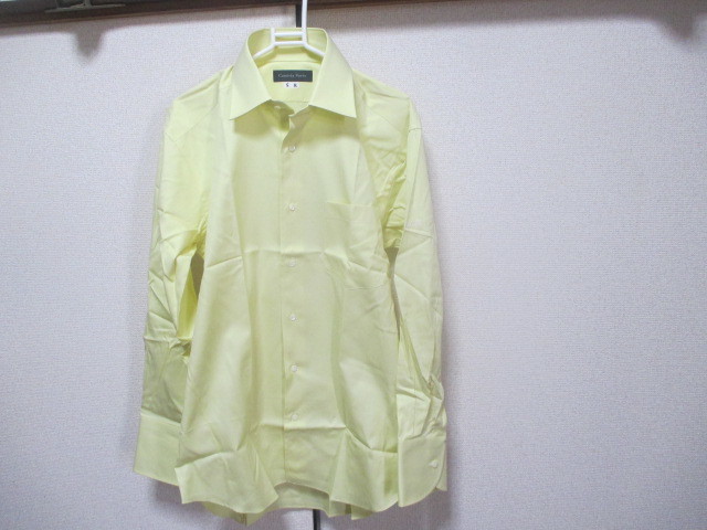 M相当■Camicia Sarto★長袖シャツ★黄★未使用 送198 a拍卖