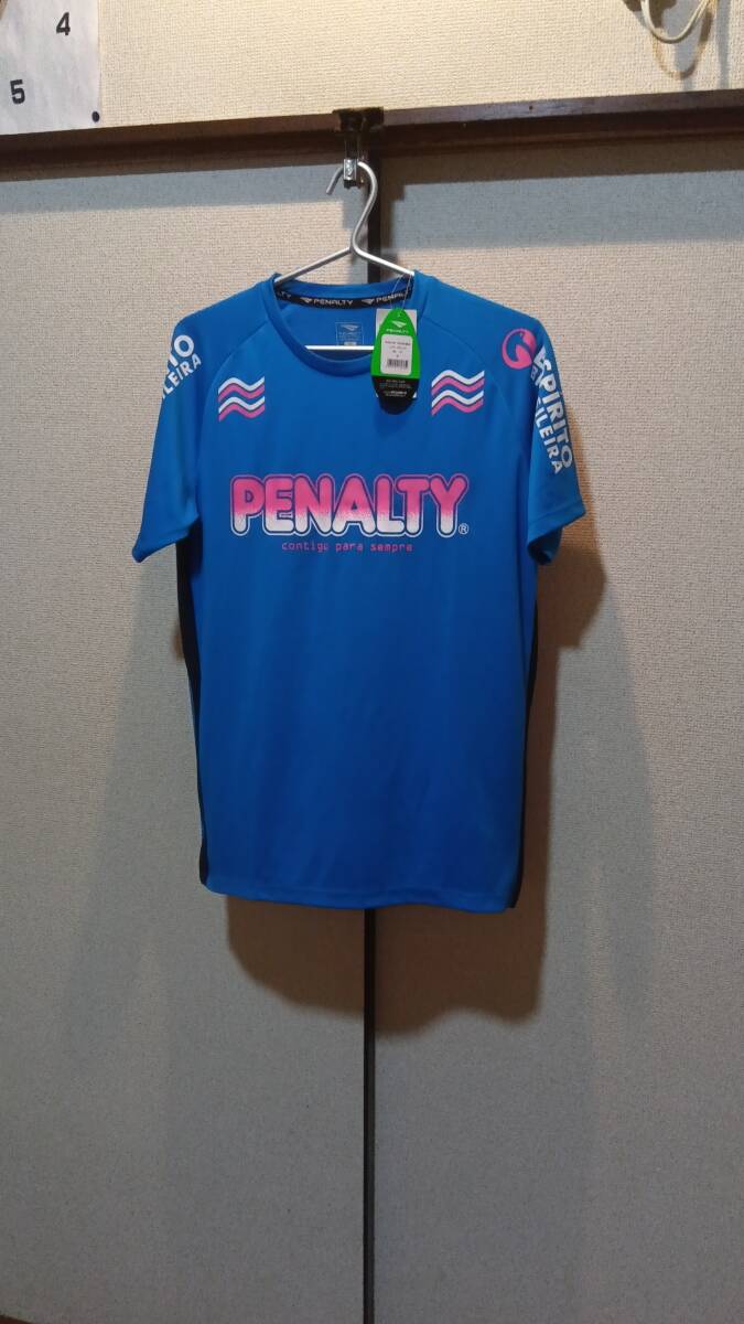 サイズM■PENALTY/ペナルティ★半袖Tシャツ★青★未使用★送料185拍卖