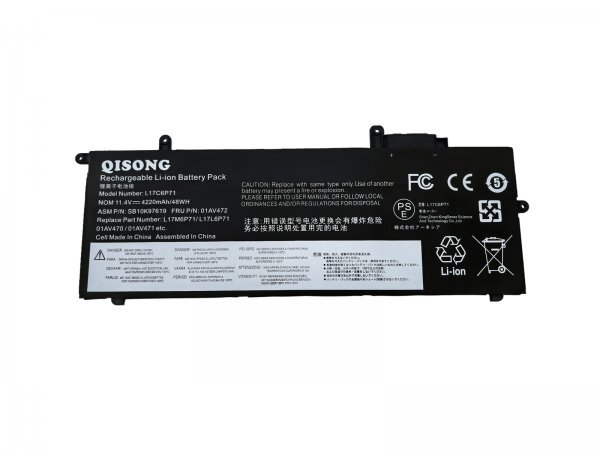 【PSE認定済】L17C6P71 互換内蔵バッテリー Lenovo ThinkPad X280 A285用 L17M6P71 L17L6P71 01AV470 01AV471 01AV472 11.4V 48Wh 4220mAh拍卖
