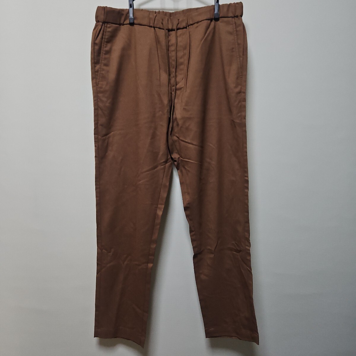 RAGEBLUE レイジブルー イージーフィットスリムパンツ 茶 L ストレッチ拍卖