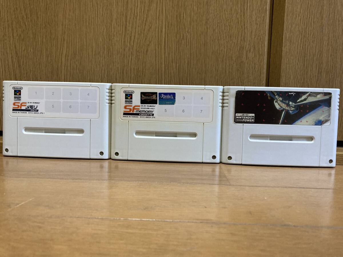 SFメモリカセット スーパーファミコン 3本セット SFC拍卖