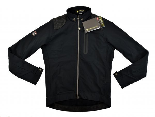 送料無料1★KAPELMUUR★カペルミュール Polartec ライダースジャケット Neoshell size:S ブラック拍卖