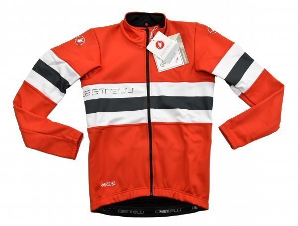 Castelli★カステリ Velocissimo Elite ジャケット size:S フレームレッド拍卖
