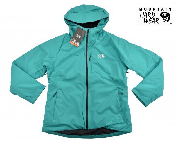 送料無料1★Mountain Hardwear★マウンテンハードウェア Stretch Ozonic Insulated ジャケット size:M シンセグリーン ※女性用拍卖