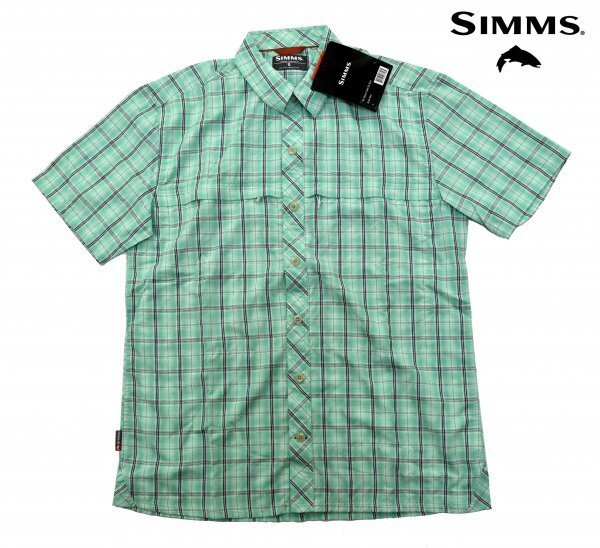 送料無料3★Simms★シムス Stone Cold 半袖シャツ size:S アルバプレイド拍卖