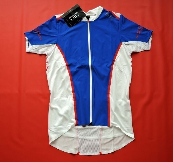 送料無料★ハイエンド★GORE社製★Xenon S ジャージ size:XL 青/白拍卖