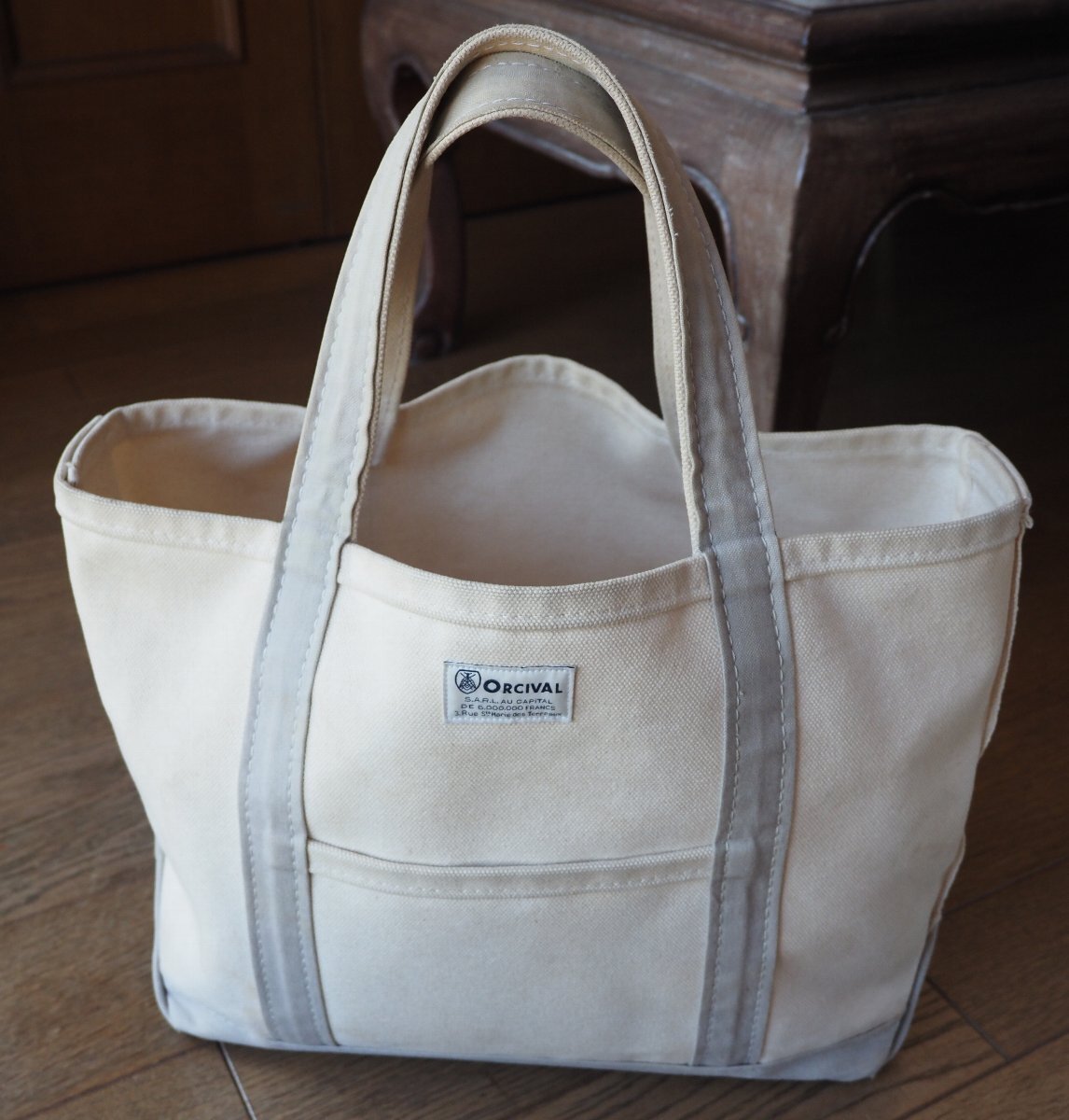 Orcival オーシバル 日本製 コットン キャンバス トートバッグ フランス 帆布拍卖