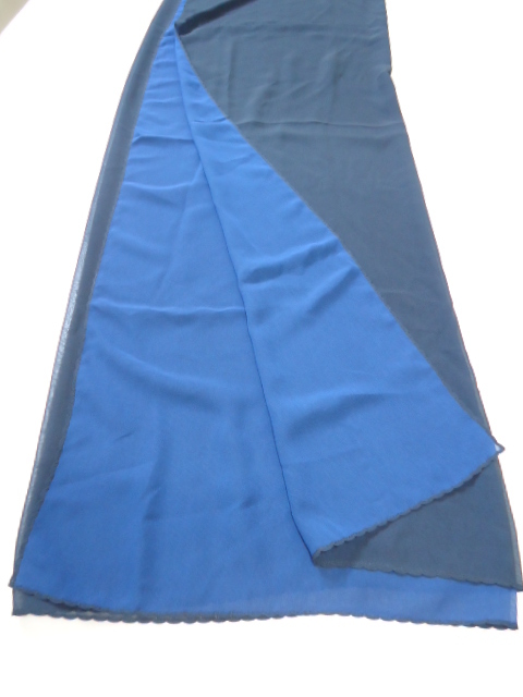 【KCM】jhk-81■アウトレット未使用品■【コーラルヴェール】 レディース水着 パレオ カバーアップ ブルー系 138×100㎝拍卖