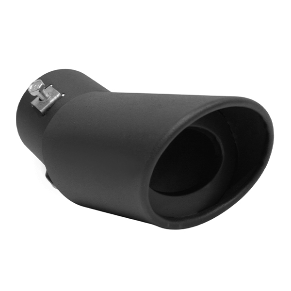 ショート マフラーカッター 1個 ブラック 黒 トヨタ ハイエース レジアスエース 200系 1型 2型 3型 4型 5型 6型 ステンレス 水抜き加工拍卖