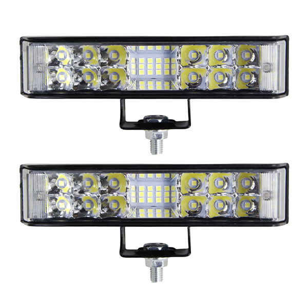 LED ライト ヘッドライト 汎用 作業灯 12V 24V 兼用 6500k 角度調整可能 バイク トラック 船舶 ワークライト ホワイト 102W 4000lm 2個拍卖