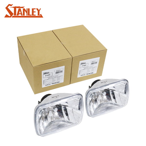 スタンレー電気 マルチリフクター ヘッドランプ 角型 2灯 クリア FH-05 STANLEY ヘッドライト MR2 スープラ トレノ RX-7 FC3S 180SX拍卖