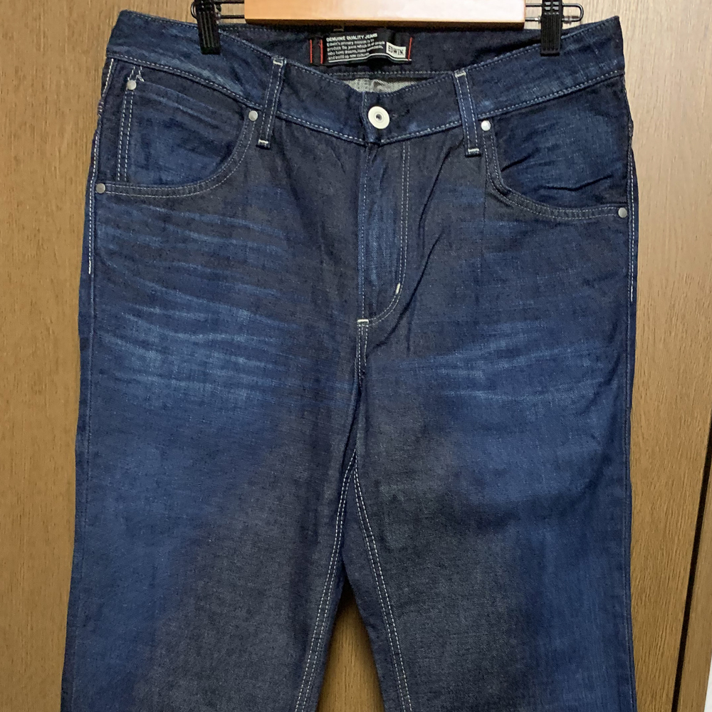 W34【EDWIN|デニム】エドウィン E5003 インディゴ 加工 ストレート W36拍卖