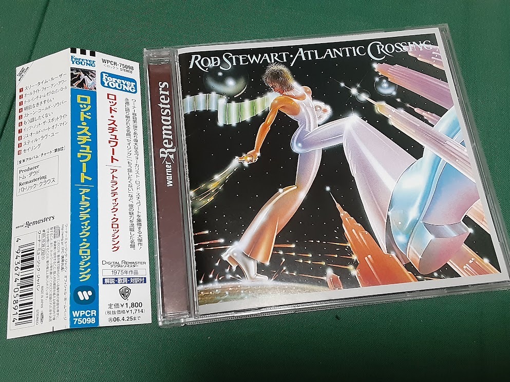 Rod Stewart ロッド・スチュワート◆『アトランティック・クロッシング』日本盤CDユーズド品拍卖