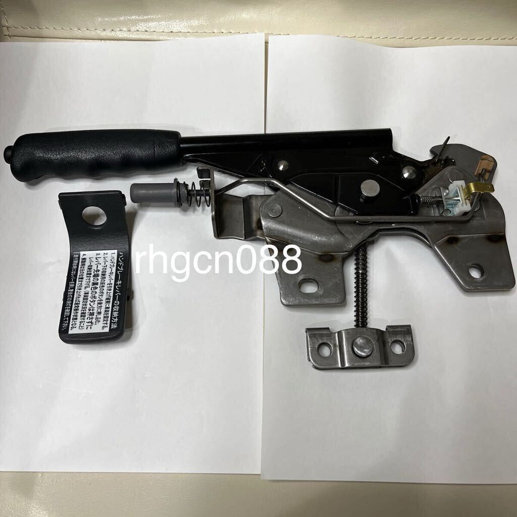 スバル純正未使用☆TT TV TW 赤帽サンバー可倒式サイドブレーキ レバー コンソールキャップセット 収納式ハンドブレーキレバー拍卖