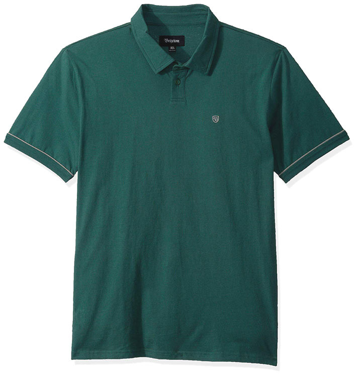 BRIXTON ブリクストン Carlos ポロシャツ XS グリーン 緑拍卖