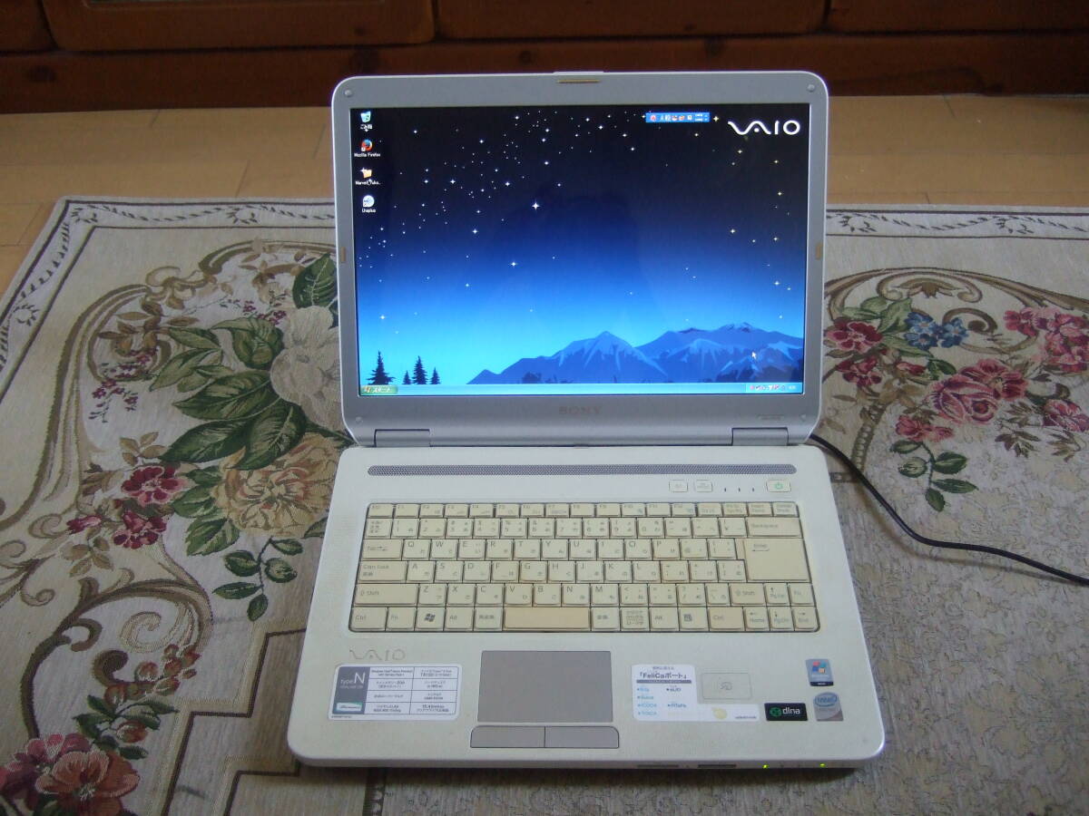 きれい XP SONY PCG-7131N VGN-NR72B Core2 2.10 /2GB/160G/office2007/Multi拍卖