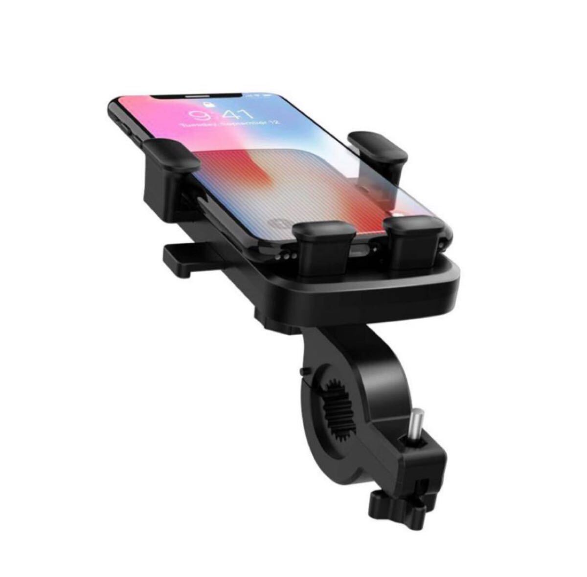 【 新品未使用 】 Oture 自転車用スマホホルダー 360度回転拍卖