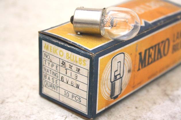 6V 6W電球一式 ホンダスポカブC110C111C115C100C200CS90CL90C92CB125ヤマハYGS1AT90YA1スズキカワサキトーハツBSチャンピオンランペットDAX拍卖