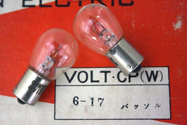 6V 17W電球10個 ヤマハパッソルパッソーラ電球 検ホンダスポカブC110C111CS90CL90C92CB125YGS1AT90スズキRGカワサキトーハツBSランペットCA拍卖