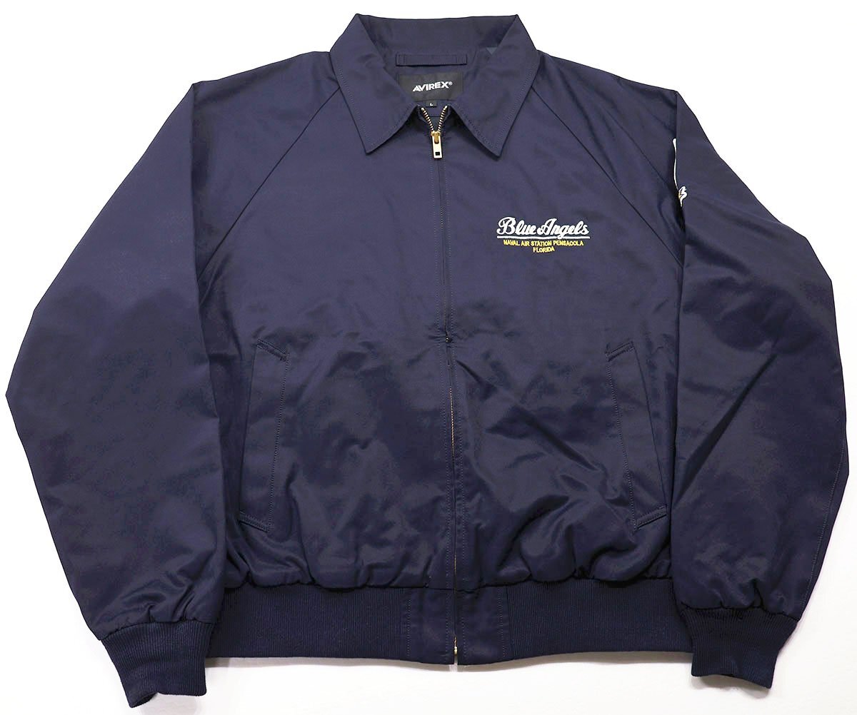 AVIREX (アヴィレックス) USN UTILITY JACKET - BLUE ANGELS - / ユーティリティジャケット #783-4152006 美品 ネイビー size L拍卖