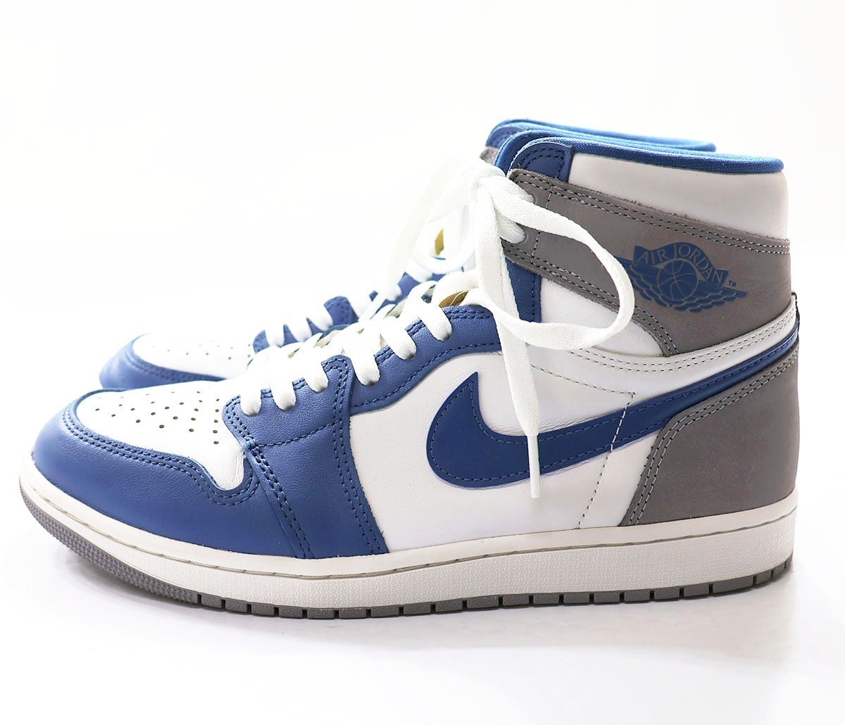 NIKE (ナイキ) AIR JORDAN 1 RETRO HIGH OG - TRUE BLUE - / エア ジョーダン 1 レトロ ハイ トゥルーブルー DZ5485-410 美品 size 10.5拍卖