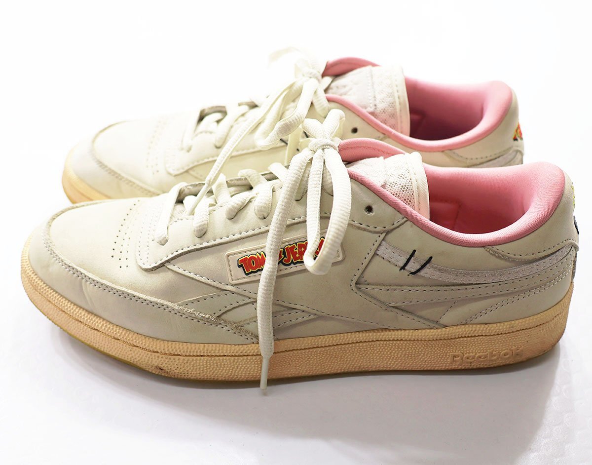 Reebok (リーボック) CLUB C REVENGE MU - TOM AND JERRY - / クラブシー リベンジ トムアンドジェリー FW4681 size 9.5 (27.5cm)拍卖