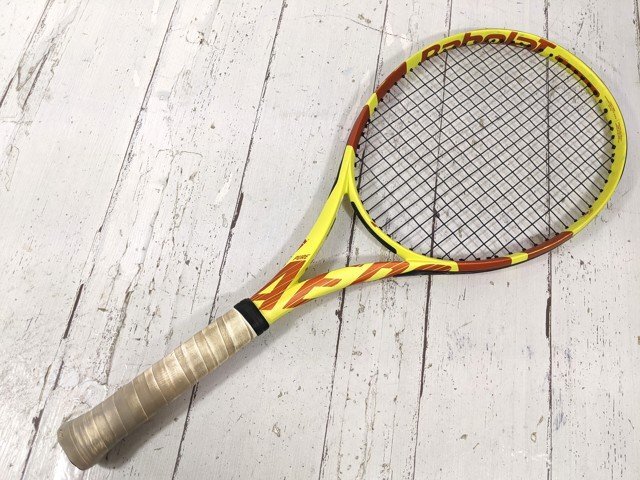 【7yt528】硬式用テニスラケット Babolat バボラ PURE AERO ピュアアエロ ローランギャロス【2019】◆B75♪拍卖