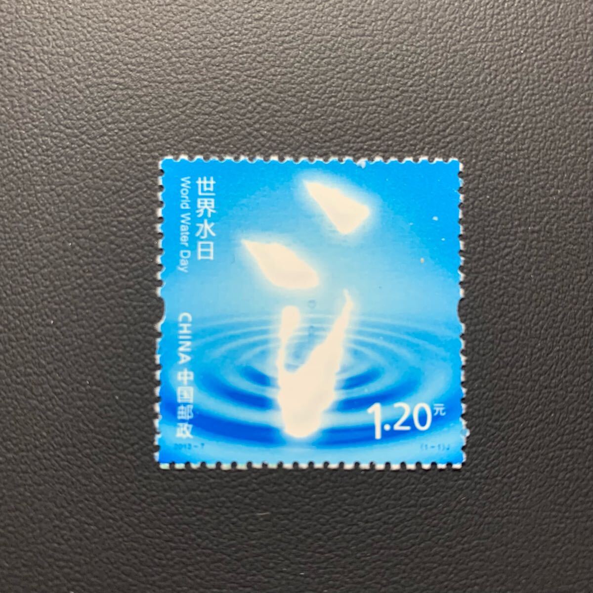 中国切手  未使用  2013年  2013ー7/世界水の日/1種完/NH拍卖