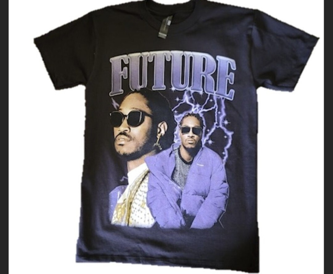 【B品】【XL】TOD 半袖プリントT FUTURE/BLACK拍卖