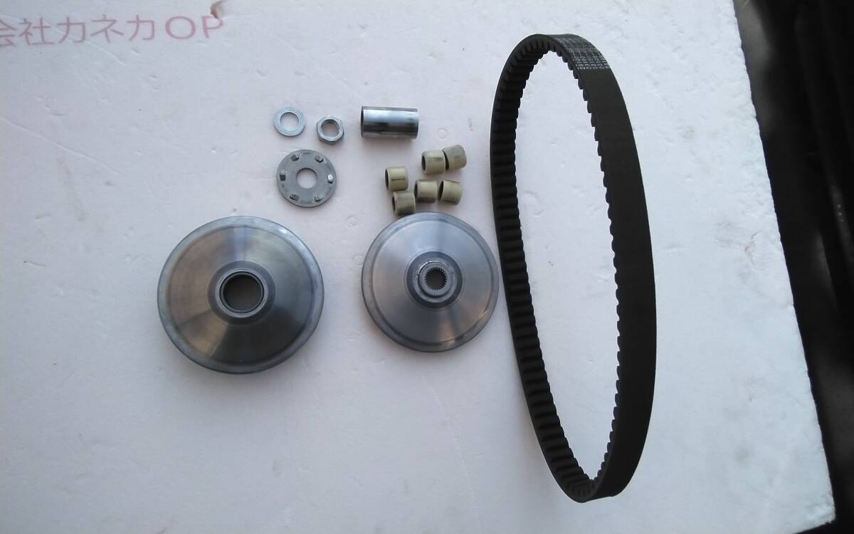 スマートディオZ 4 AF 63 純正プーリー、Vベルト 送料込み拍卖