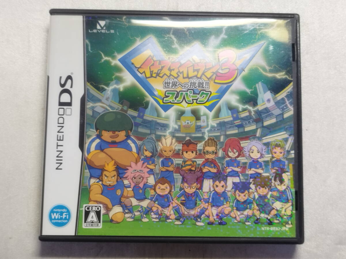 中古品 ニンテンドーDSソフト イナズマイレブン3 世界への挑戦!! スパーク拍卖