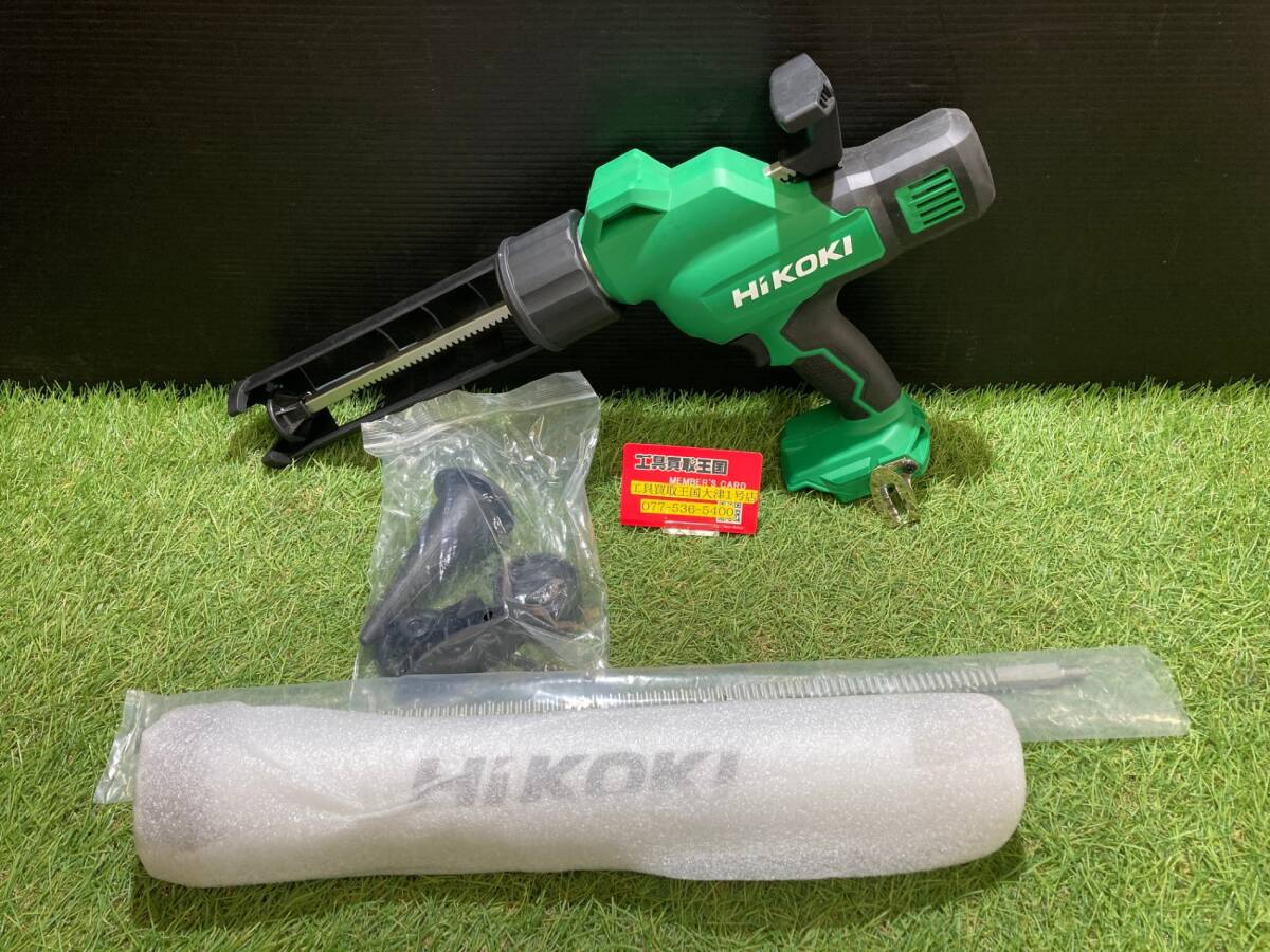 H31【未使用品】HiKOKI(ハイコーキ) 18V コードレスコーキングガン(本体のみ) AC18DA(NN) ITCN0J5WOSF0拍卖