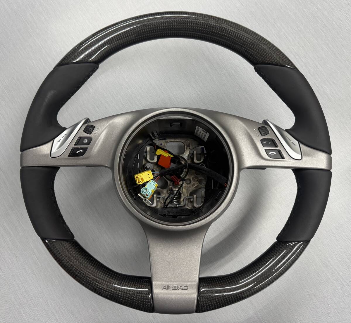 PORSCHE 997 ステアリングホイール カーボン仕様拍卖