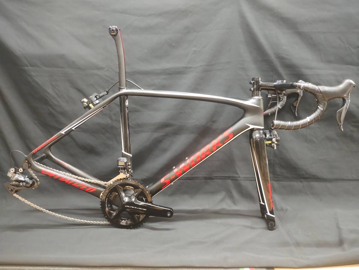 【新品】SPECIALIZED S-WORKS TARMAC SL5 520 2017 サドル ホイール無 R9150 スペシャライズド ターマック ロード カーボン リムブレーキ拍卖