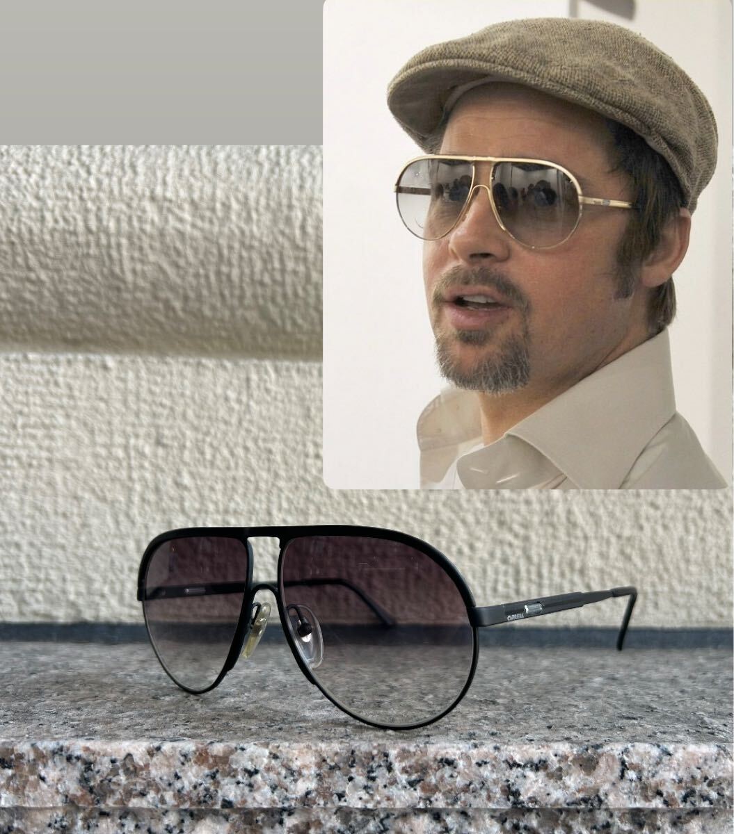 【奇跡のCARRERA(ドイツ製)】ブラッド・ピット ブラピ サングラス /枠は色違い拍卖