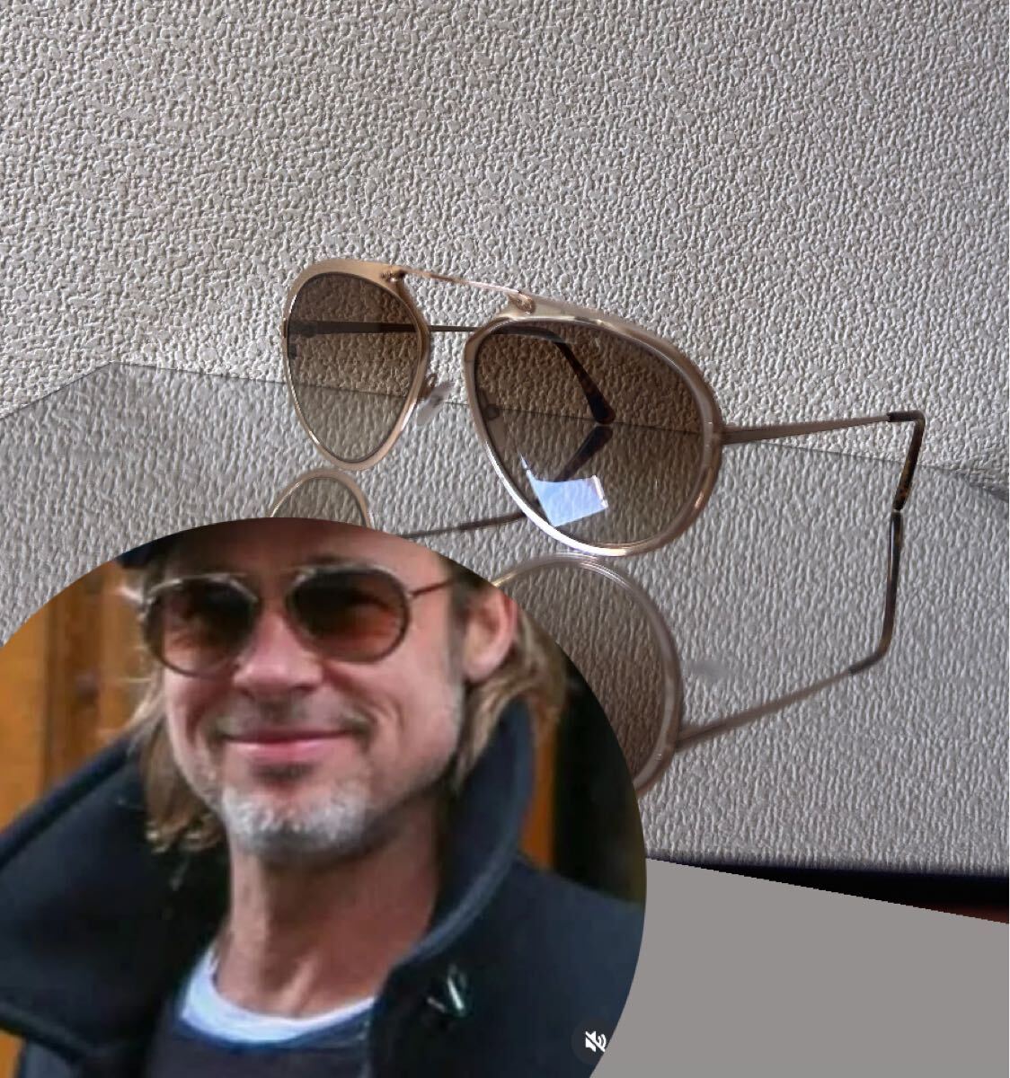 【幻のTOM FORD!】ブラッド・ピット(ブラピ)サングラス/色も同じ拍卖