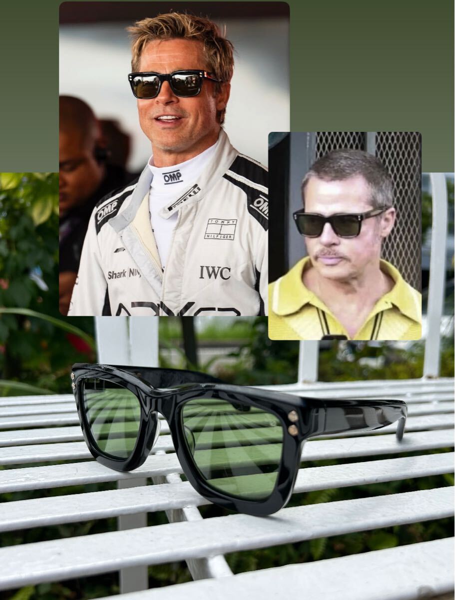 「ワンハリ」続編撮影中に!ブラッドピット ホーセンブース サングラス(3年目のご使用)拍卖