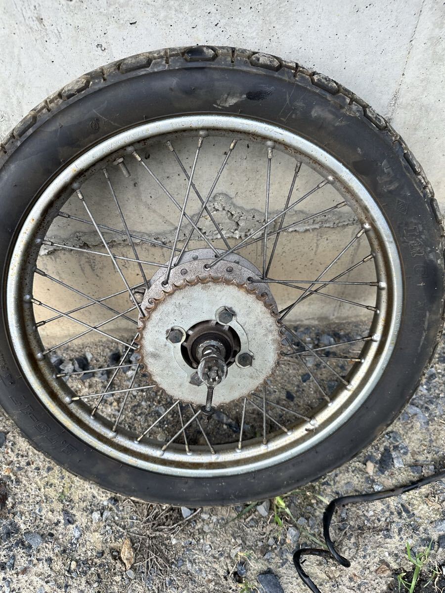 YB-1 リアホイール F5B ヤマハ キャブ車 検(RZ50 GS50 YB50 拍卖