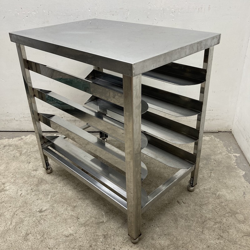 ★EH2207 | ラック ステンレス W500×D750×H800mm 中古 業務用 厨房用拍卖