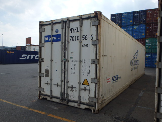 40HQ冷凍中古海上コンテナ、大阪、神戸、岡山配送別途。拍卖