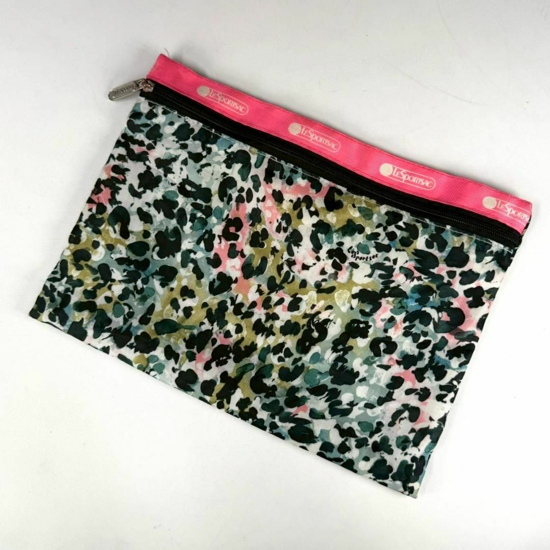 LeSportsac 女っぷり レオパード柄 ポーチ ミニ拍卖