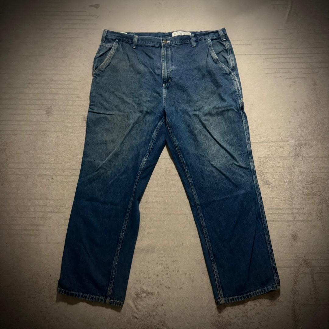 90's メキシコ製 カーハート 超オーバーサイズ w42 デニムワークパンツ拍卖