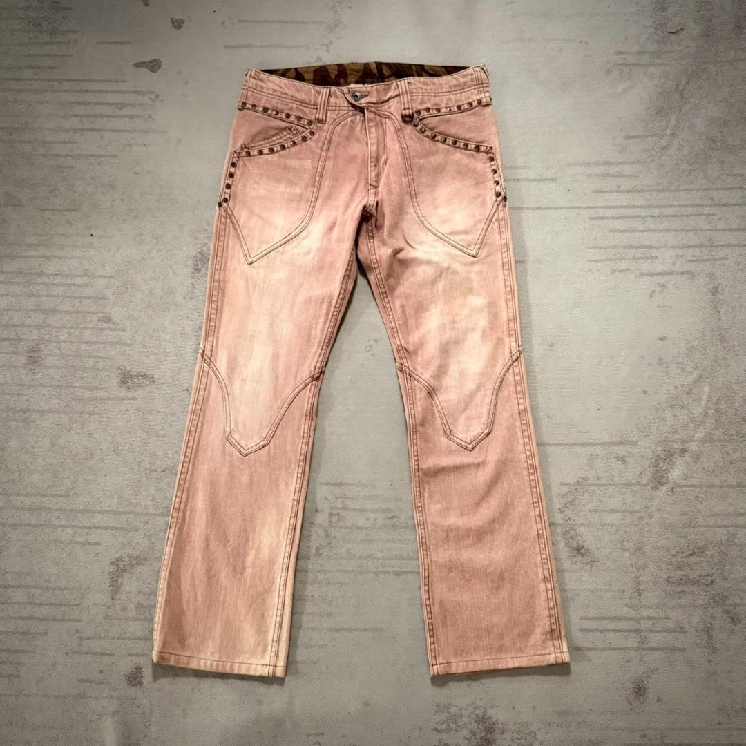 美品 NICOLE Y2K フレアデニム スタッズ 46拍卖