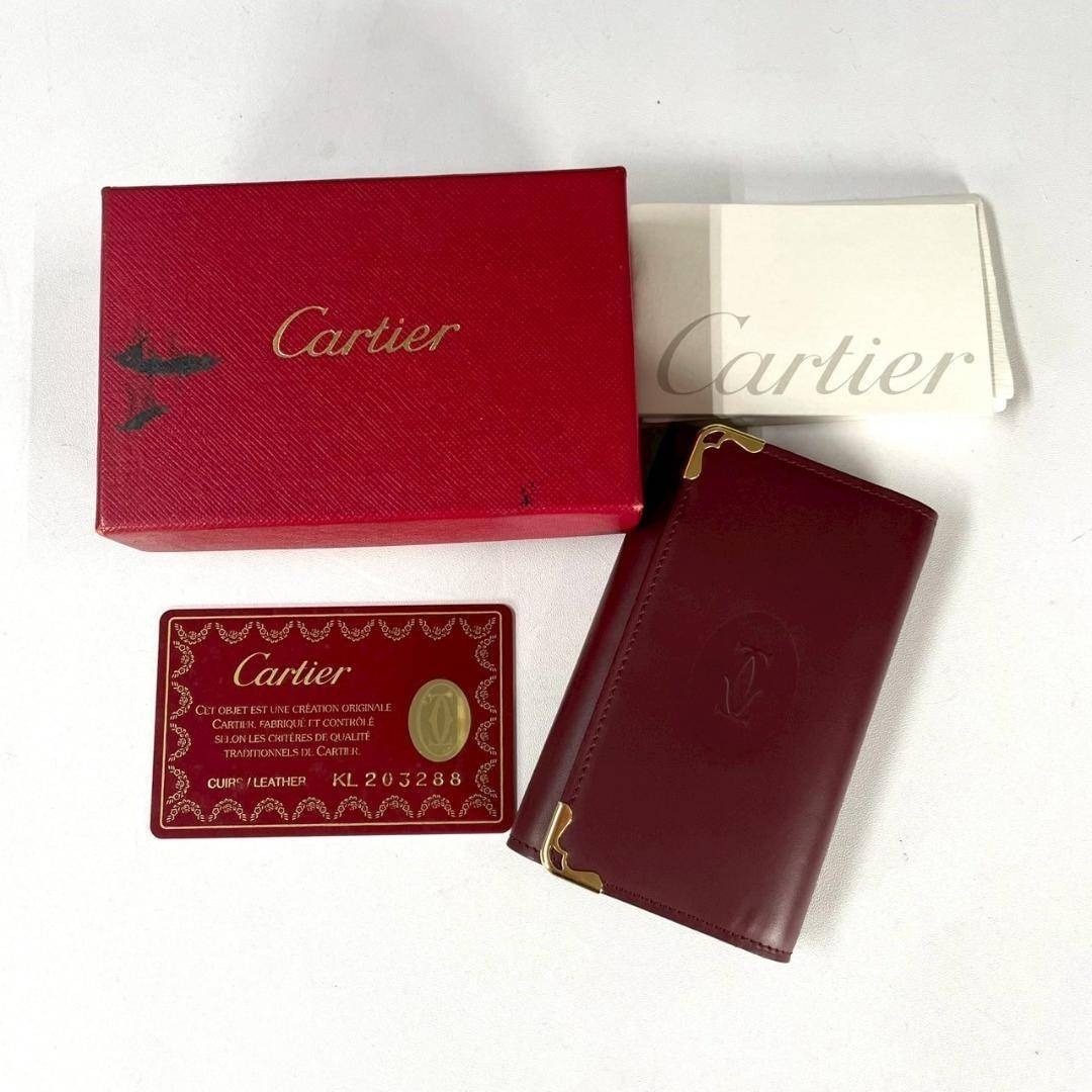 新品未使用 Cartier マストライン 6連 キーケース 入手困難拍卖