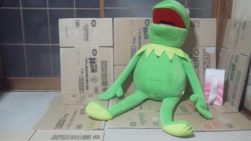 かえるのカーミット 等身大 ぬいぐるみ 超BIG 100cm 140サイズ v709拍卖