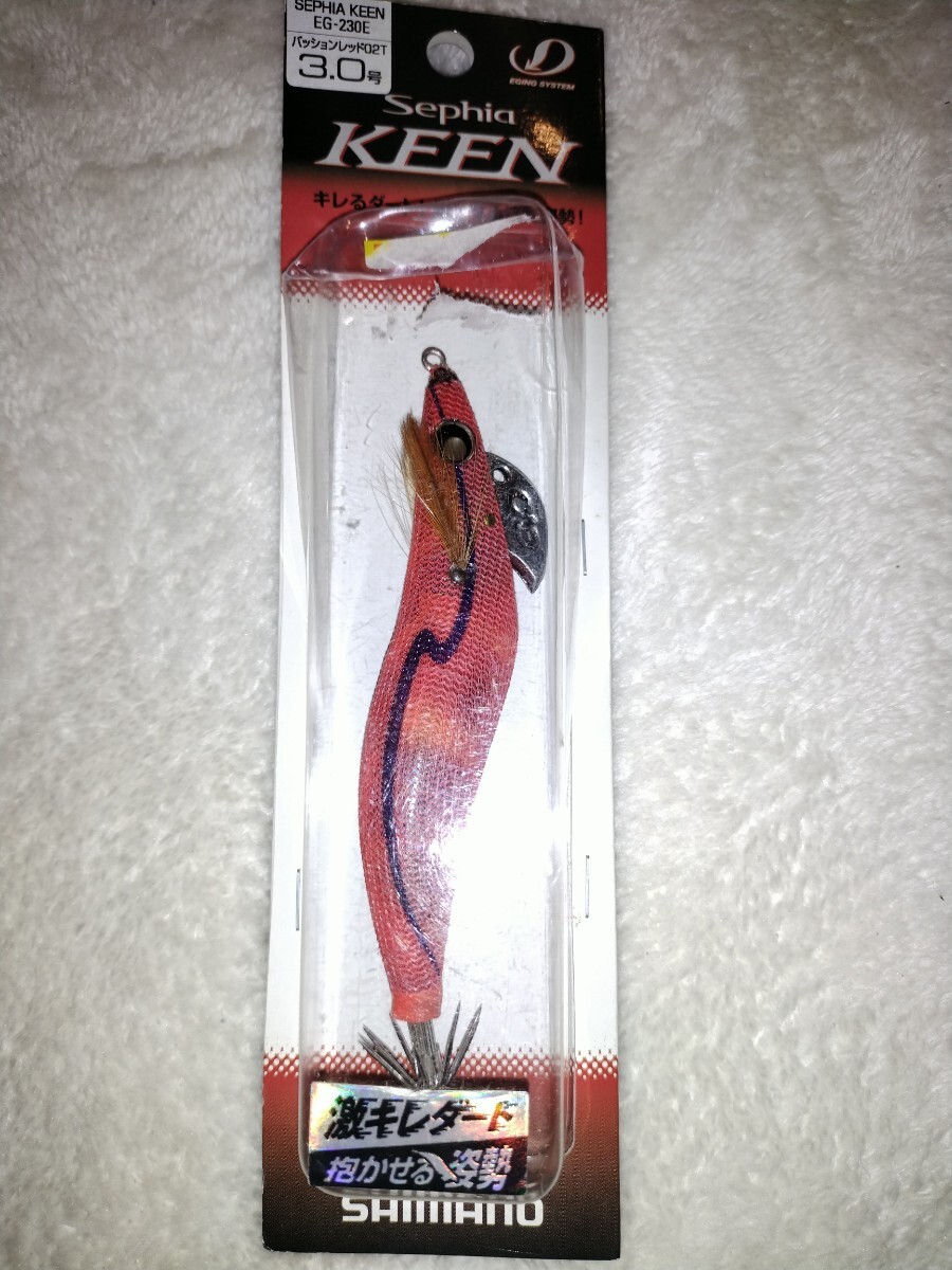 sL2 シマノ キーン 3.0号 パッションレッド エギ拍卖