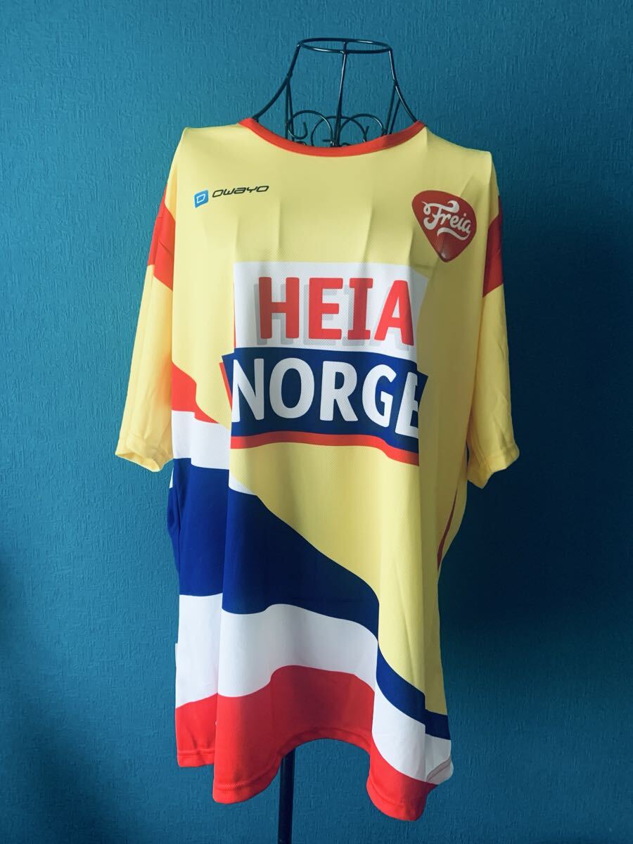 サッカー ノルウェー応援デザイン チョコレートブランド「Freia」 北欧 OWAYO ユニフォーム ジャージ拍卖
